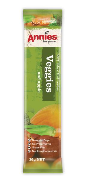 Annies Veggie Fruit Leather with shadow